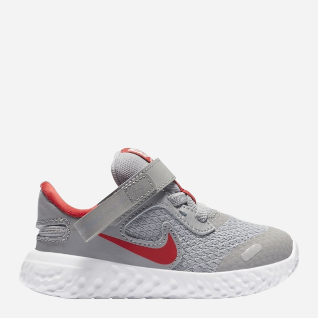 Buty sportowe chłopięce na rzepy Nike Revolution 5 Flyease CQ4651-013 19.5 Szare (194494238275) - obraz 1