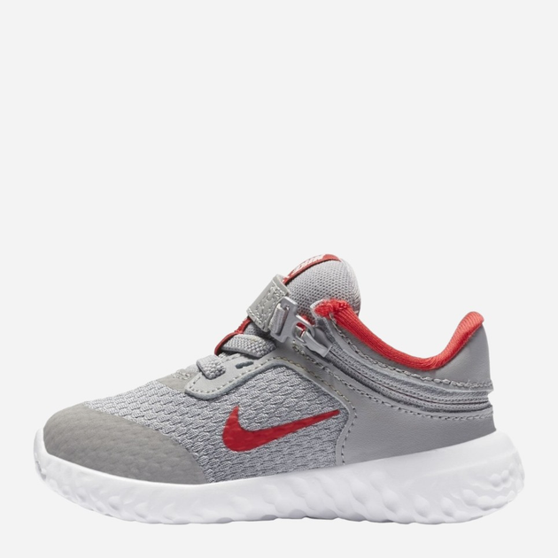 Buty sportowe chłopięce na rzepy Nike Revolution 5 Flyease CQ4651-013 19.5 Szare (194494238275) - obraz 2