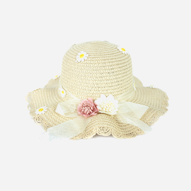 Дитячий капелюх для дівчинки Art Of Polo Cz22125-1 One size Бежевий (5902021187218) - зображення 1