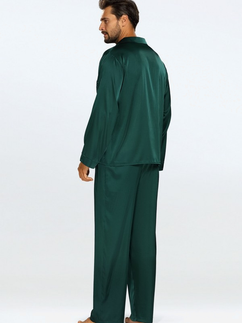 Піжама (сорочка + штани) чоловіча DKaren Lukas XL Зелена (5903251470866) - зображення 2