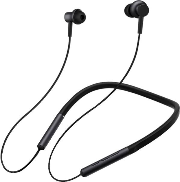 Słuchawki Xiaomi Mi Bluetooth Neckband Earphones Black (6934177701566) - obraz 1