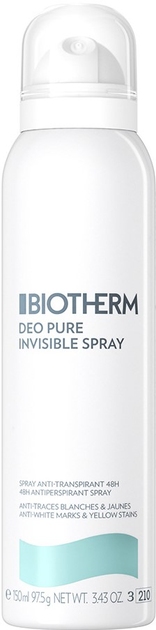 Antyperspirant Biotherm Deo Pure Invisible Spray Anti-Transpirant 48H spray 150 ml (3605540856703) - obraz 1