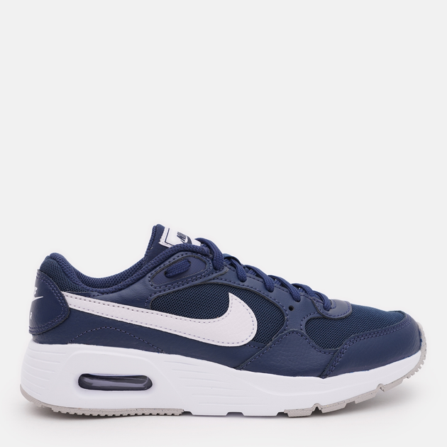 Акція на Підліткові кросівки для хлопчика Nike Air Max Sc (Gs) CZ5358-401 36 (4Y) Midnight Navy/Barely Grape-White від Rozetka