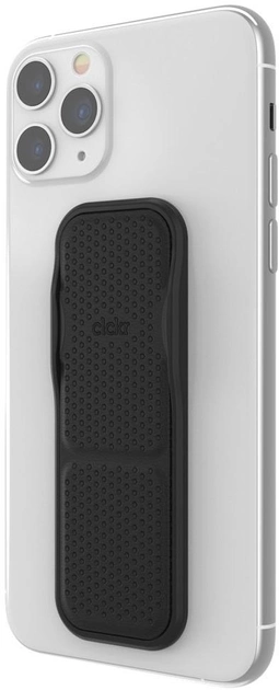 Тримач для телефону CLCKR Universal Stand & Grip Perforated Black (4251993300745) - зображення 2