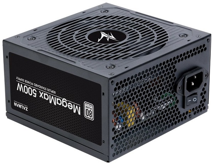 Блок живлення 500Вт Zalman MegaMax ZM500-TXII (ATX, PFC, 120мм, 80 PLUS) - изображение 1