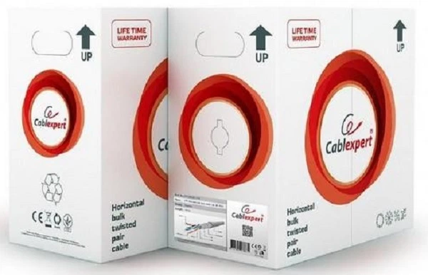 Кабель CAT 5e F/UTP Cablexpert (вита пара, 305м) (FPC-5004E) - Фото 3 Кабель CAT 5e F/UTP Cablexpert (вита пара, 305м) (FPC-5004E) - зображення 3