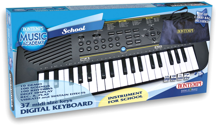Електронна клавіатура Bontempi Music Academy 37 клавіш (0047663551333) - зображення 1