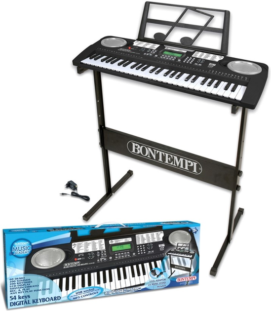 Електронна клавіатура Bontempi Music Academy 54 клавіші (0047663558547) - зображення 2