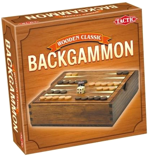 Нарди Tactic Wooden Classic 17 см (6416739140261) - зображення 1