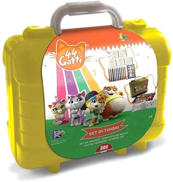 Набір для творчості Multiprint 44 Gatti Colorful Travel Suitcase (8009233429864) - зображення 1