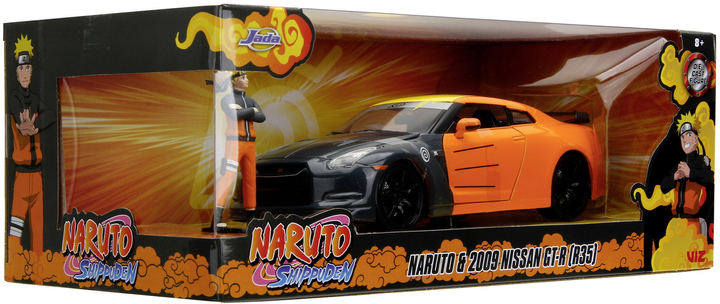 Metalowy model samochodu Jada Naruto 2009 Nissan z figurką 1:24 (4006333084553) - obraz 1