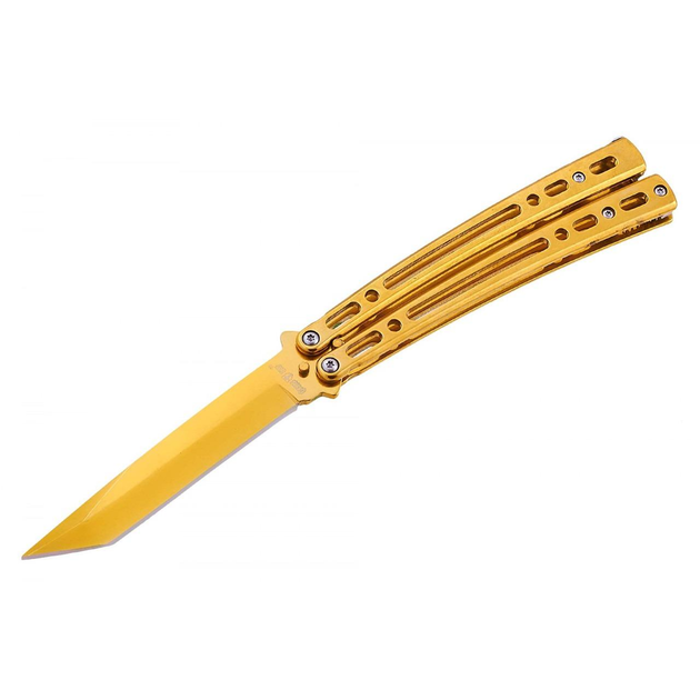 Нож балисонг Grand Way 15-AC golden anodized - изображение 1