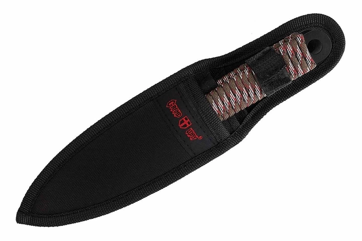 Ножі метальні Grand Way 2998 3 в1, paint black, чохол cordura - зображення 2
