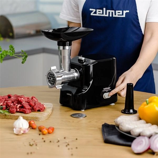 М`ясорубка ZELMER ZMM1530B шинковка, томатопрес - изображение 8