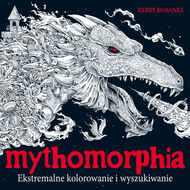 Książka-kolorowanka K.E.Liber Rosanes Kerby Mythomorphia (9788363534561) - obraz 1