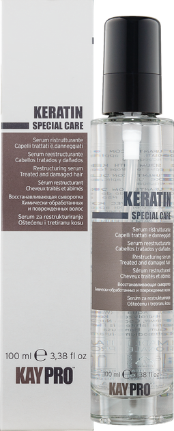Реструктурирующая сыворотка с кератином Kay Pro Keratin Special Care, 100 мл - Фото 1 Реструктурирующая сыворотка с кератином Kay Pro Keratin Special Care, 100 мл - изображение 1