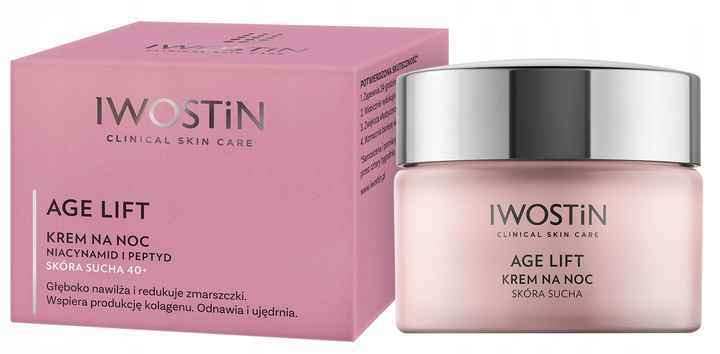 Krem do twarzy Iwostin Age Lift do suchej skóry na noc 50 ml (5907734713754) - obraz 1