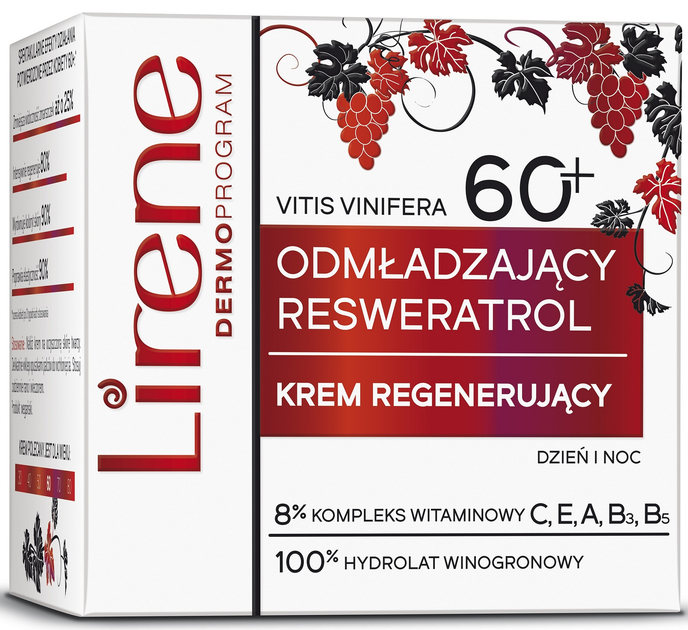 Krem-serum do twarzy Lirene odmładzający 50 ml (5900717766419) - obraz 1