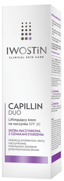 Krem do twarzy Iwostin Capillin Duo SPF 20 na dzień 40 ml (5902502962211) - obraz 2