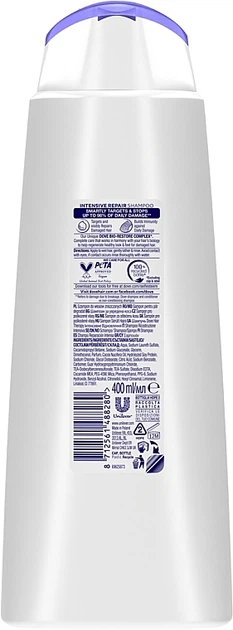 Шампунь для волосся «Інтенсивне відновлення» - Dove 400ml (115067-28229) - изображение 3