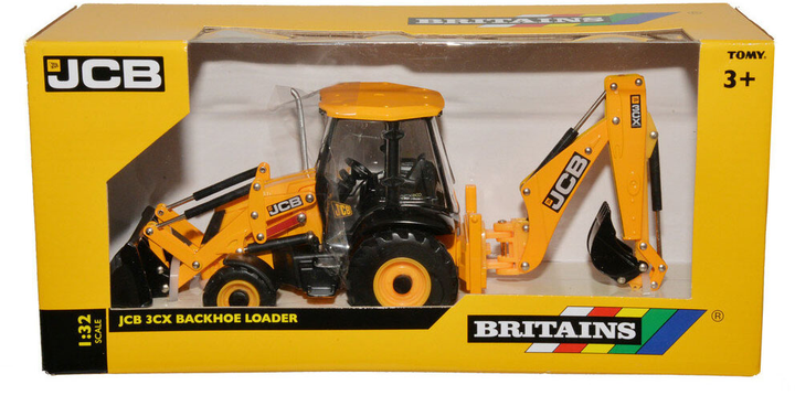 Екскаватор-навантажувач Britains JCB 3CX 42702/3 (0036881427025) - зображення 1