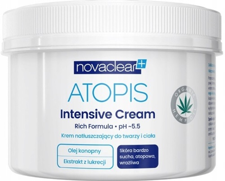 Krem do twarzy Novaclear Atopis intensywny 500 ml (5906395837076) - obraz 1