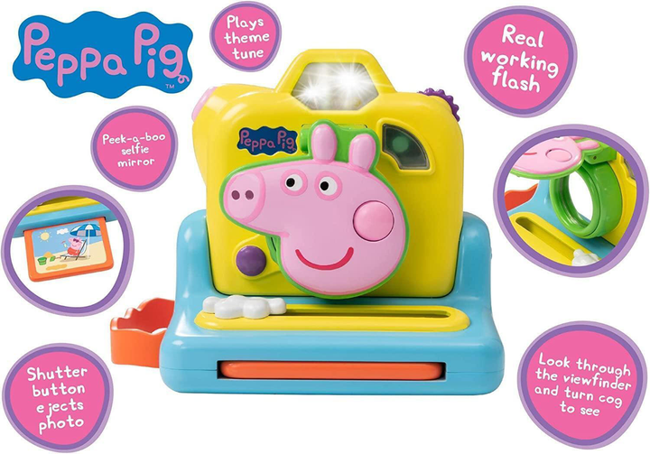 Interaktywna zabawka Peppa Pig Aparat fotograficzny (5050868476214) - obraz 2