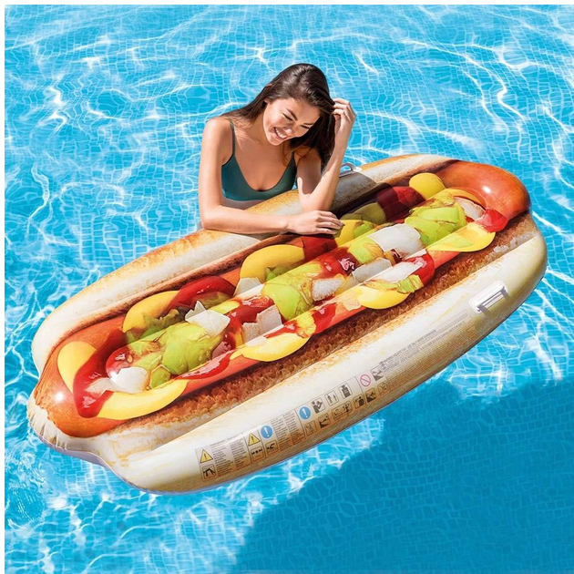 Materac dmuchany do pływania Intex Hot Dog (6941057413334) - obraz 2