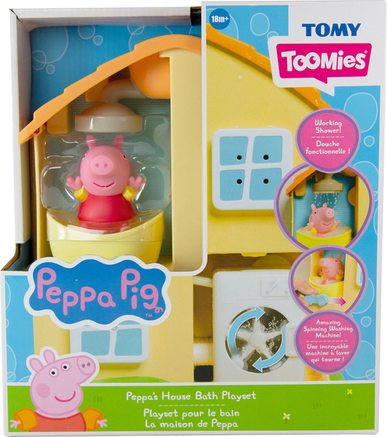 Zabawka do kąpieli Tomy Świnka Peppa Pig Peppa's House (5011666734159) - obraz 1