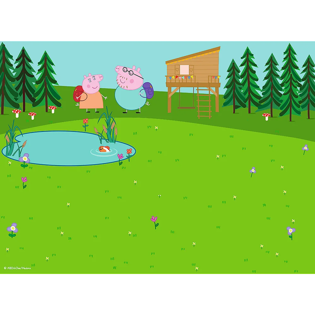 Магнітний пазл "Веселощі. Веселе поросятко (Peppa pig)", Trefl Primo (5900511931648) - зображення 2