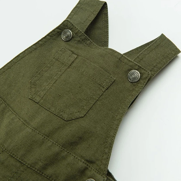 Ogrodniczki krótkie chłopięce Cool Club CCB2402590 62 cm Oliwkowe (5903977305244) - obraz 3