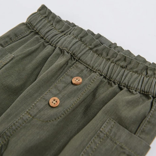 Spodnie dziecięce dla dziewczynki Cool Club CCG2200403 62 cm Khaki (5903272719142) - obraz 3