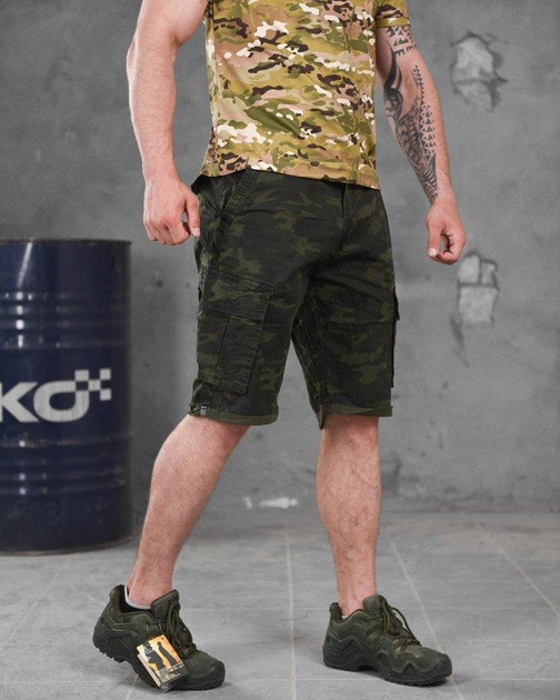 Тактичні чоловічі шорти 38р олива мультикам (87048) - зображення 1