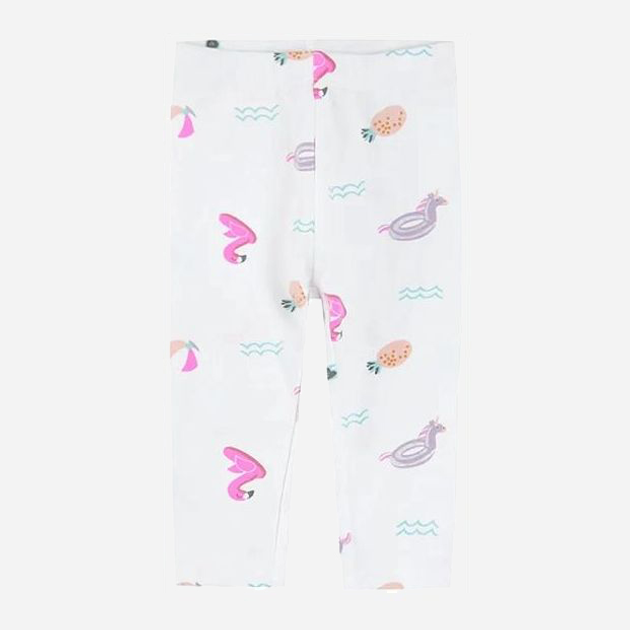 Legginsy dziecięce dla dziewczynki Cool Club CCG2413741 110 cm Białe (5903977440730) - obraz 1