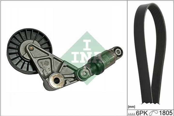 Комплект ГРМ INA 529 0200 10 Opel Vectra, Astra, Omega, Frontera, Zafira 09180809, 1340530, 1340545 - зображення 1