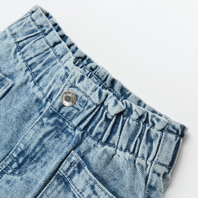 Krótkie spodenki dziecięce dla dziewczynki jeansowe Cool Club CJG2412217 116 cm Niebieskie (5903977322715) - obraz 3