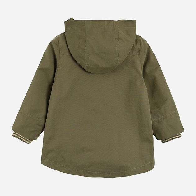 Kurtka parka dziecięca dla dziewczynki jesienna Cool Club COG2410188 122 cm Khaki (5903977140692) - obraz 2