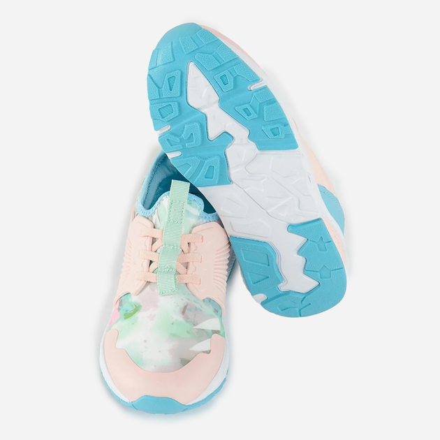 Buty sportowe dziecięce dla dziewczynki Cool Club SPT3S22-CG309 32 Jasnoniebieskie z żółtym i różowym (5903977304117) - obraz 4