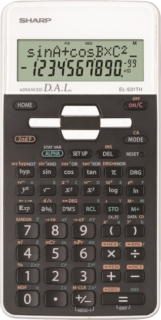 Калькулятор Sharp Scientific Box White (SH-EL531THWH) - зображення 1