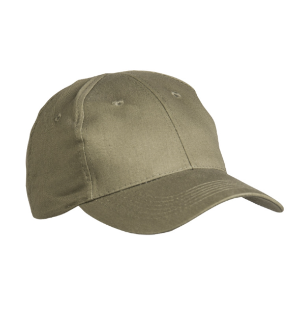 Бейсболка тактична Mil-Tec One size Олива BASEBALL CAP OLIV (12315001) - зображення 1