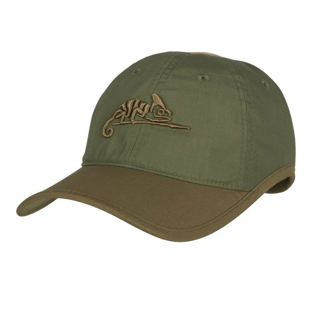 Бейсболка тактична Олива, Зелена Helikon-tex One size CAP RIPSTOP OLIVE/GREEN (CZ-LGC-PR-0212A) - зображення 1