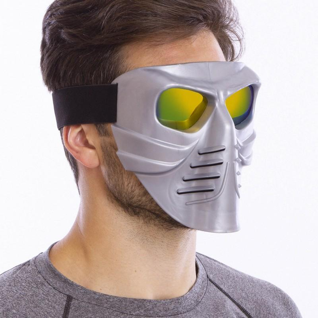 Захисна маска SP-Sport MZ-3 Сірий - зображення 2
