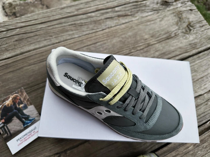 Кроссовки мужские Saucony Jazz Original 2044-695s 46 29.5 см Green/White зеленые с белым (11111592) - Фото 9 Кроссовки мужские Saucony Jazz Original 2044-695s 46 29.5 см Green/White зеленые с белым (11111592) - изображение 9