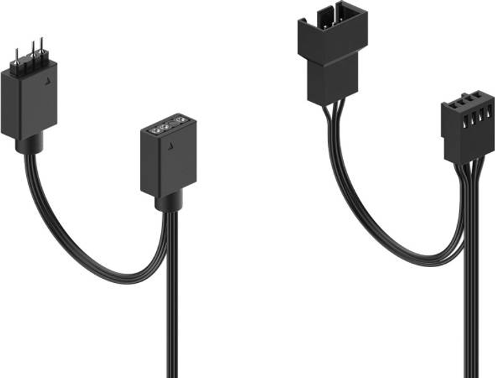 Chłodzenie Fractal Design Aspect 12 RGB PWM Triple Pack Black (FD-F-AS1-1207) - obraz 4