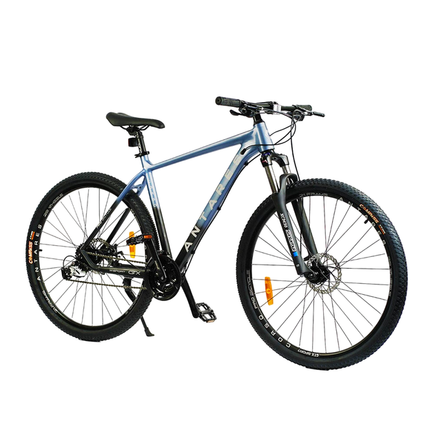 Велосипед спортивный Corso Antares 29" алюминиевая рама 21" черный голубой AR-29507 - изображение 3