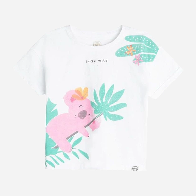 Набір дитячих футболок 3 шт для дівчинки Cool Club CCG2412721-00 98 см Multicolor (5903977311078) - зображення 4