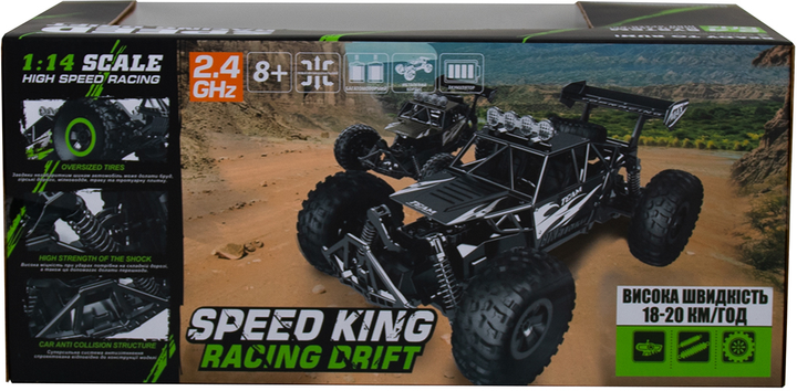 Автомобіль Sulong Toys Off-Road Crawler Race 1:14 Матовий Чорний (SL-309RHMBl) - зображення 12
