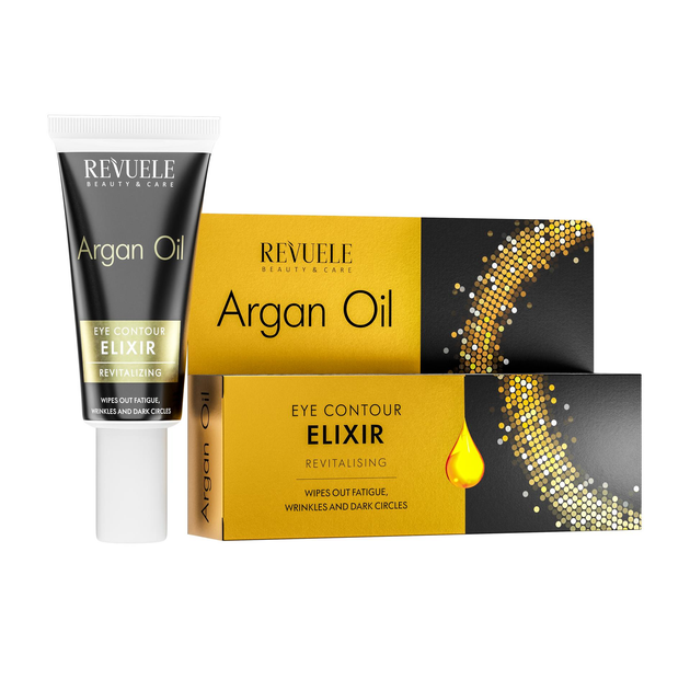 Ревитализирующий эликсир для контура глаз REVUELE ARGAN OIL, 25 мл ...