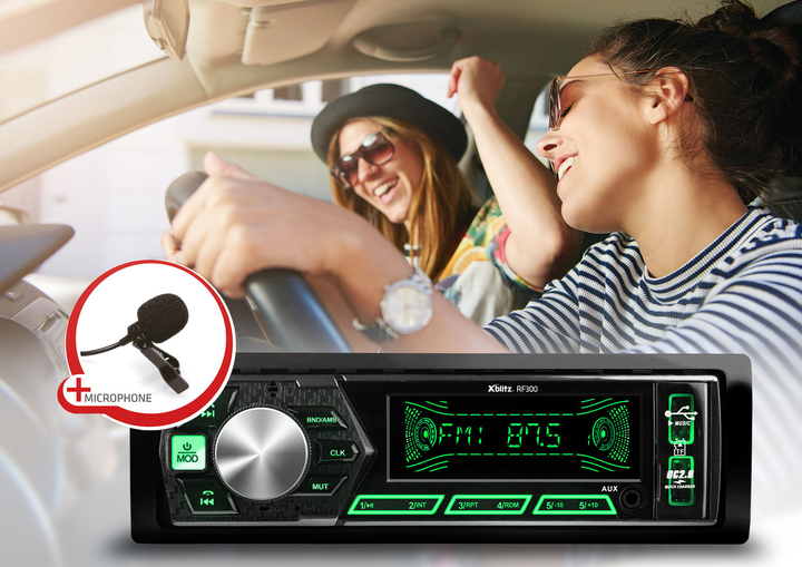 Radio samochodowe Xblitz RF300 (5902479672953) - obraz 12