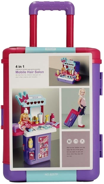 Zabawkowy zestaw kosmetyczny Euro-Trade Mega Creative 4 in 1 Suitcase (5908275176800) - obraz 1